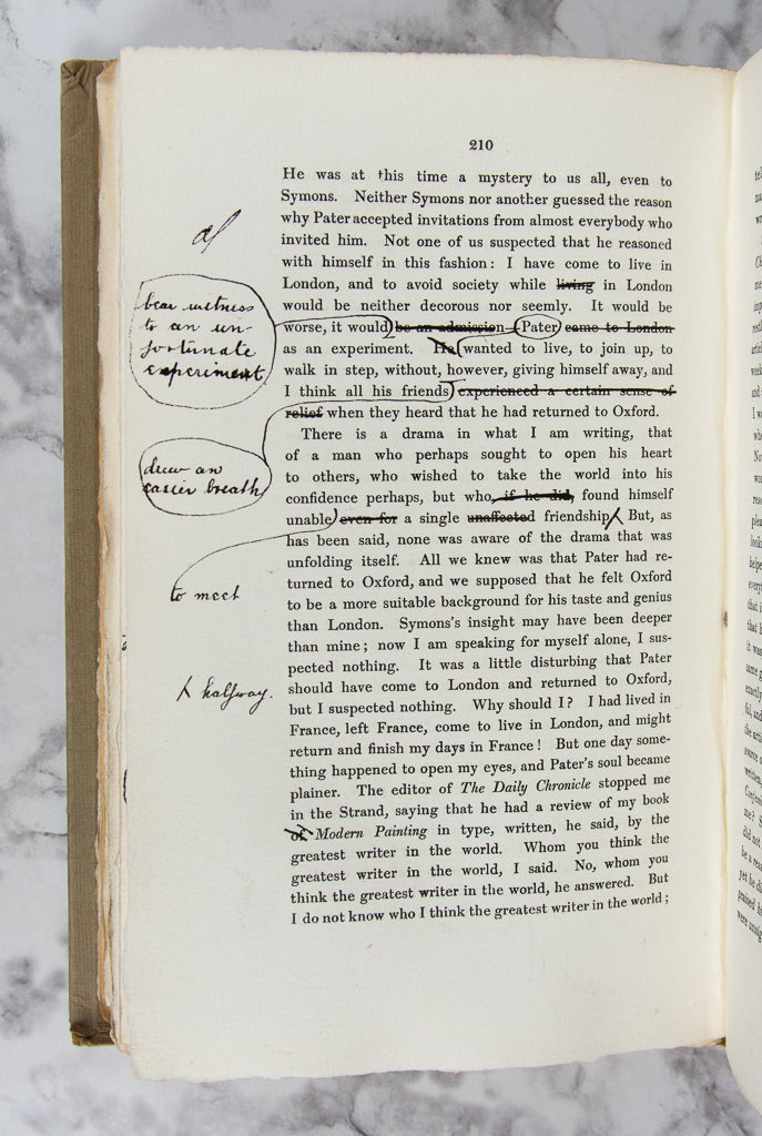 (LITERATURE). MOORE, George. Avowals.