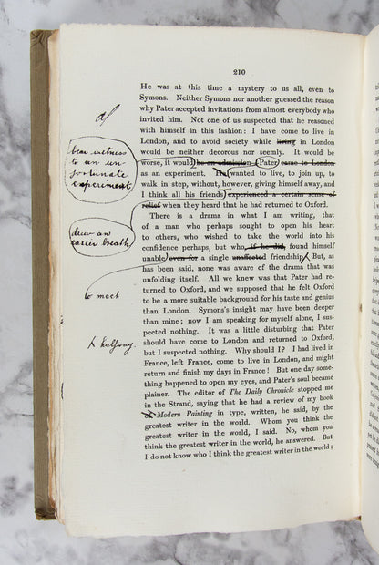 (LITERATURE). MOORE, George. Avowals.