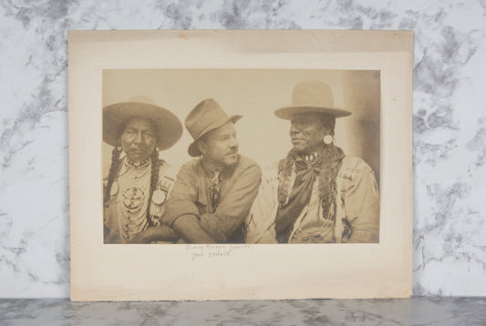 (PHOTOGRAPHY). (NATIVE AMERICANS). BERGER, Henry, Jr. (Photographer). Four photographs of Native American subjects.