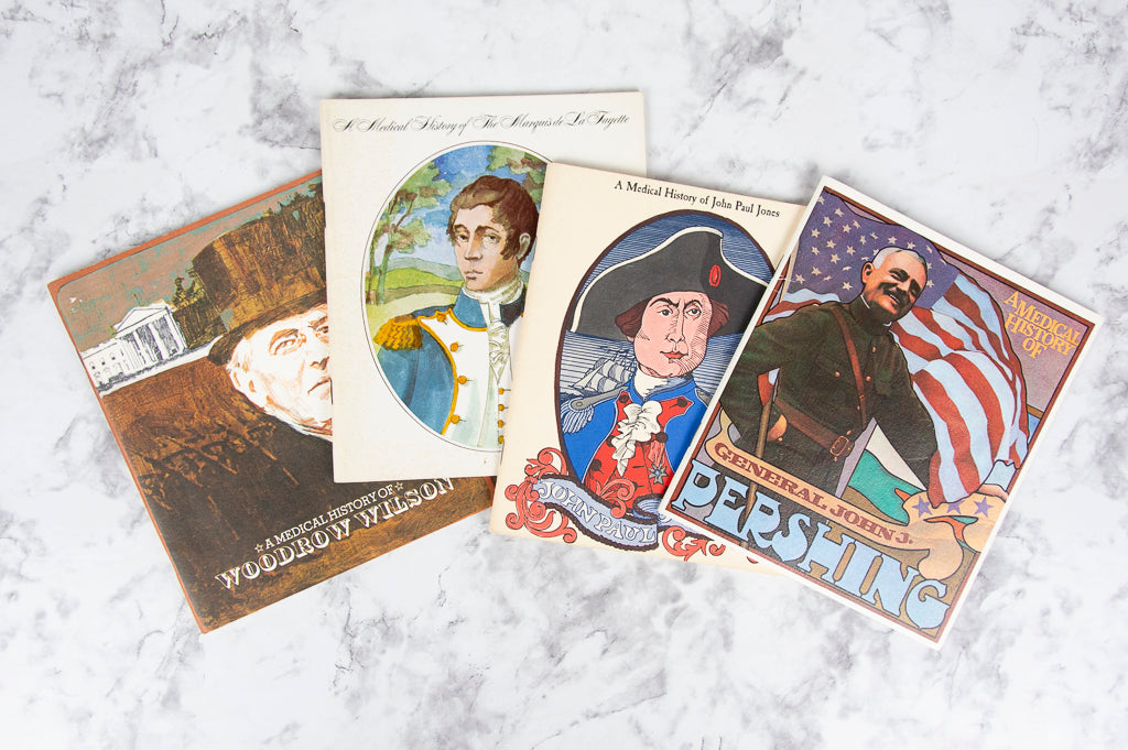 (MEDICINE - ADVERTISING). ABESHOUSE, Benjamin S. A complete set of "Medical History" booklets.