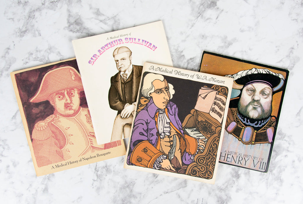 (MEDICINE - ADVERTISING). ABESHOUSE, Benjamin S. A complete set of "Medical History" booklets.