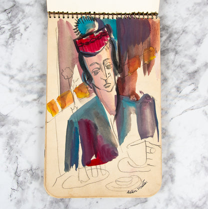 (ORIGINAL ART). MALTA, Helen. Sketchbook containing original art.