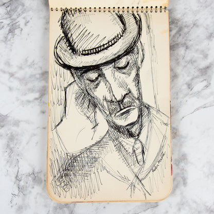 (ORIGINAL ART). MALTA, Helen. Sketchbook containing original art.