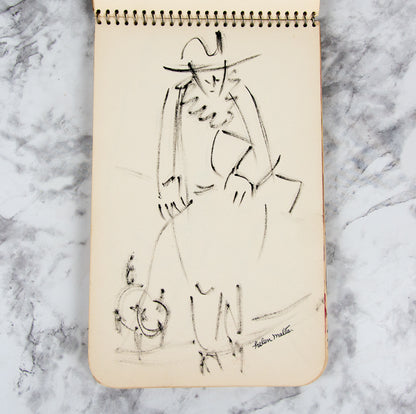 (ORIGINAL ART). MALTA, Helen. Sketchbook containing original art.