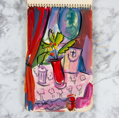 (ORIGINAL ART). MALTA, Helen. Sketchbook containing original art.