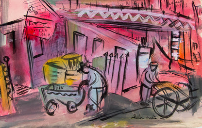 (ORIGINAL ART). MALTA, Helen. Sketchbook containing original art.