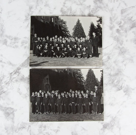 (PHOTOGRAPHY). (KOREAN WAR). Five original photographs of North Korean War Orphans in Eastern Europe.