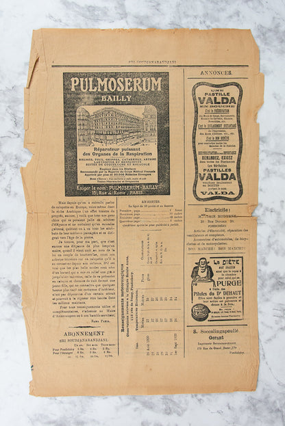 (NEWSPAPERS - INDIA). MARIADASSOU, Paramananda (Director). Four issues of the journal "Sri Soudjanarandjani."