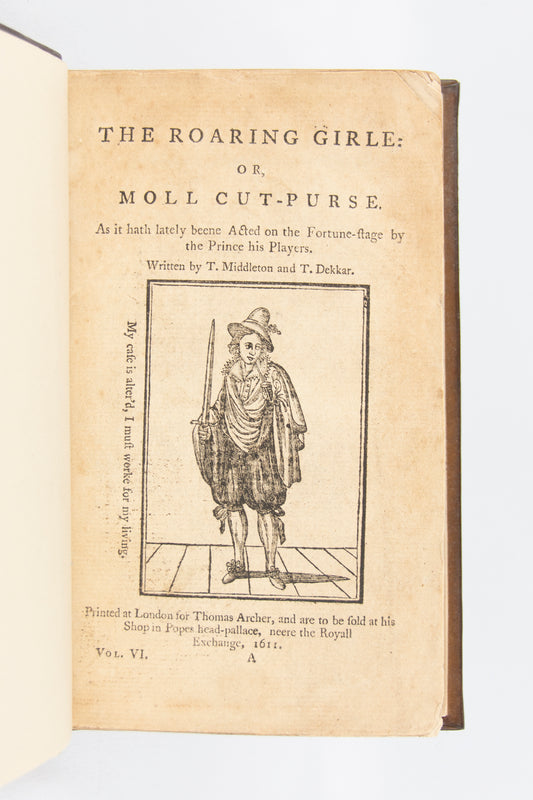 (DRAMA - JACOBEAN). [DODSLEY, Robert (Editor)]. MIDDLETON, T., and T. Dekkar. [A Select Collection of Old Plays. Volume VI.]
