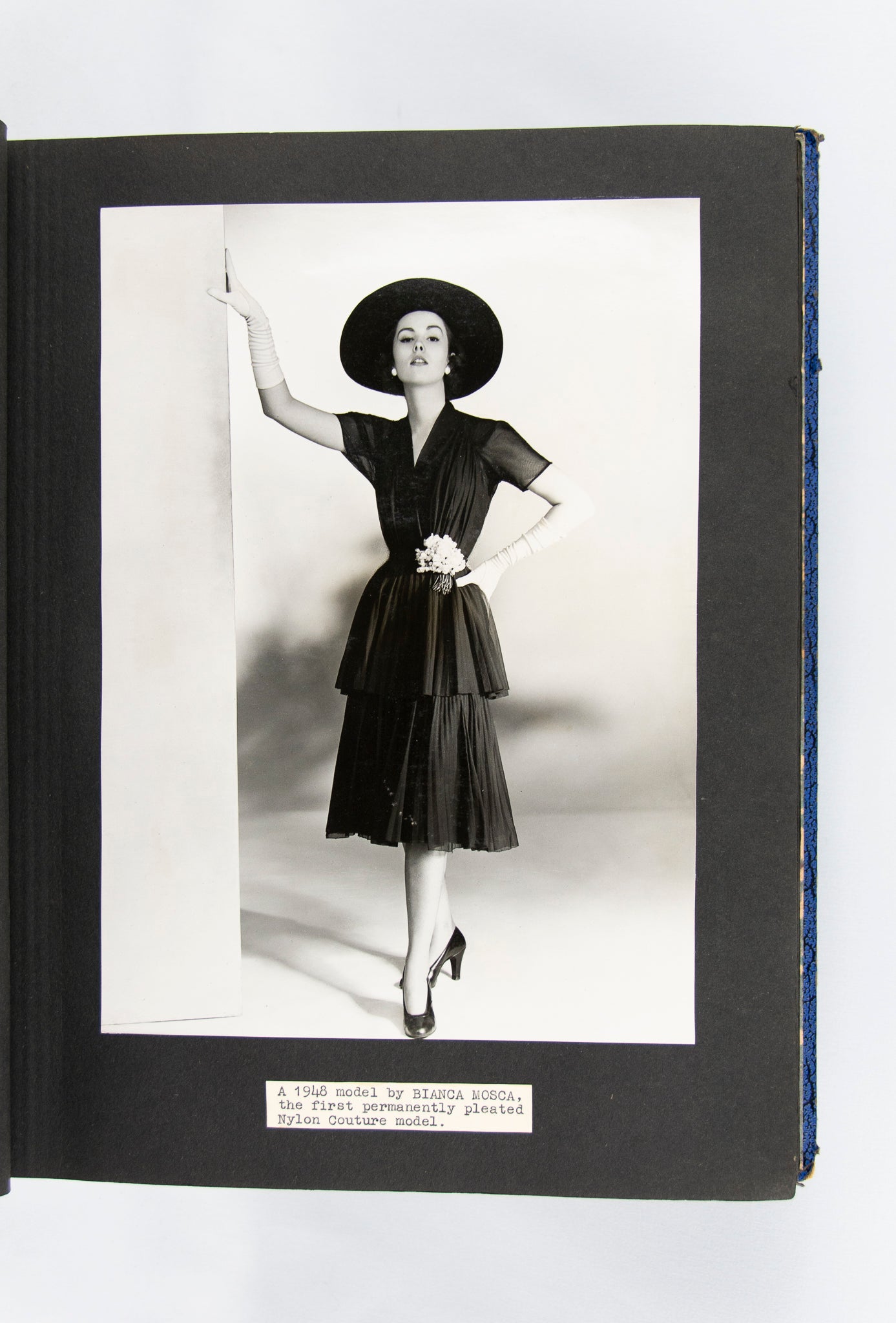 (FASHION). (TEXTILES - NYLON). West Cumberland Silk Mills. [Unique portfolio of fashion photos and news articles commemorating an exhibition of nylon fabrics].