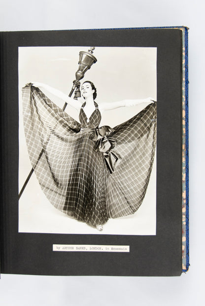 (FASHION). (TEXTILES - NYLON). West Cumberland Silk Mills. [Unique portfolio of fashion photos and news articles commemorating an exhibition of nylon fabrics].