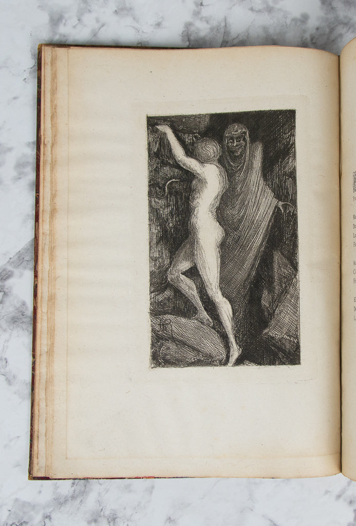 (LIVRE D'ARTISTE). MONNIER, Antoine. Eaux-Fortes et Rêves Creux.