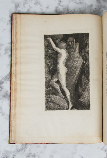 (LIVRE D'ARTISTE). MONNIER, Antoine. Eaux-Fortes et Rêves Creux.