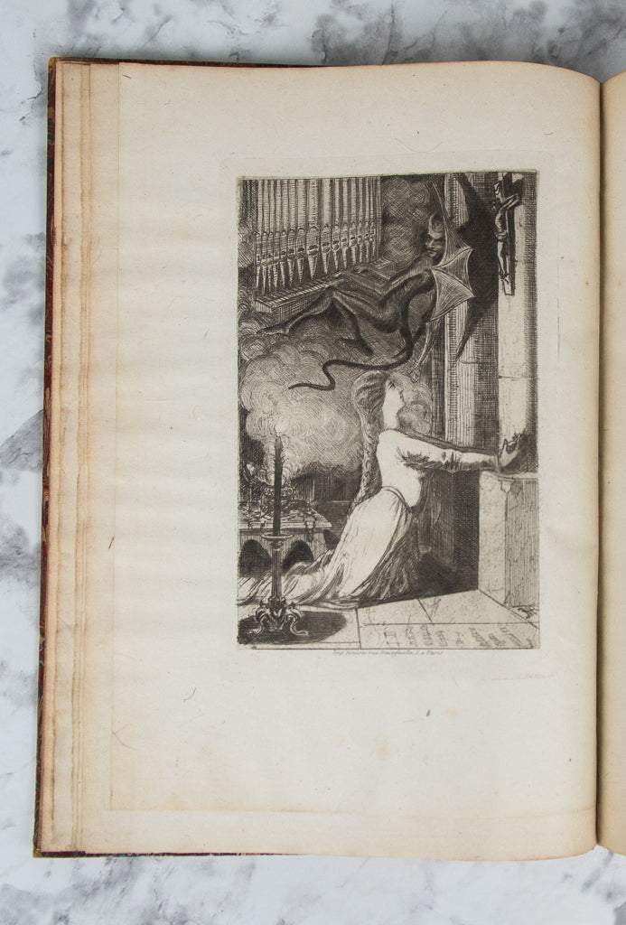 (LIVRE D'ARTISTE). MONNIER, Antoine. Eaux-Fortes et Rêves Creux.