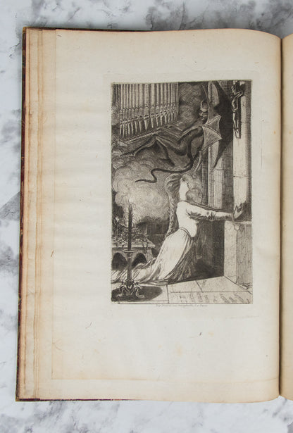 (LIVRE D'ARTISTE). MONNIER, Antoine. Eaux-Fortes et Rêves Creux.