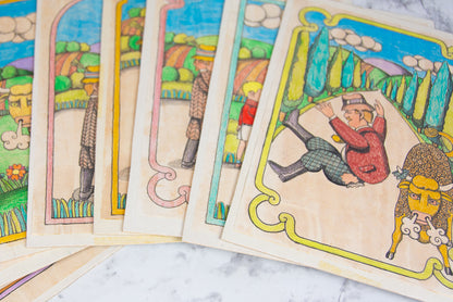 (ORIGINAL ILLUSTRATIONS). Freddy and the Bull.