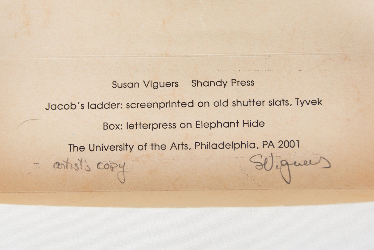 (ARTIST'S BOOK). VIGUERS, Susan. The Universe Tends Toward Disorder.