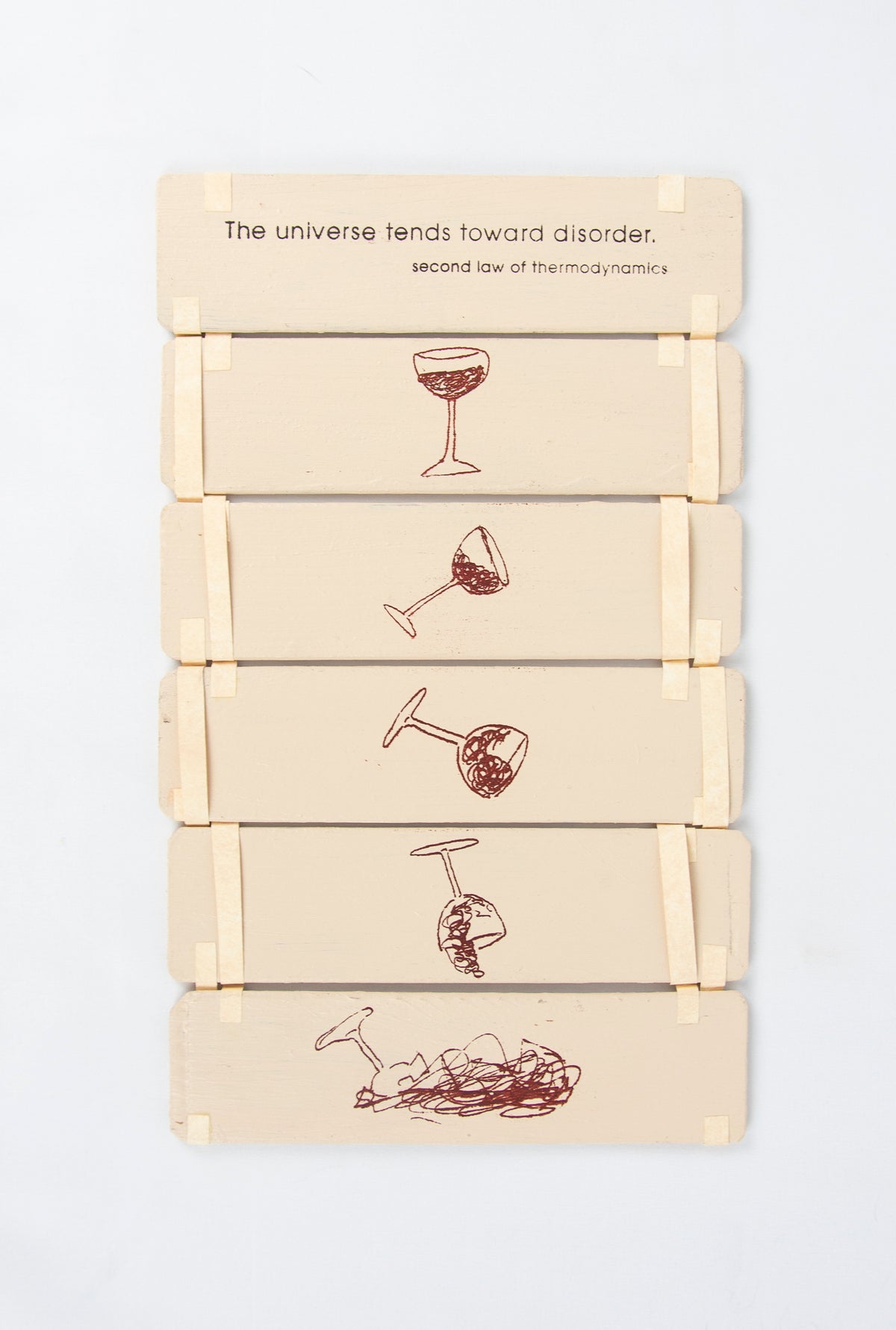 (ARTIST'S BOOK). VIGUERS, Susan. The Universe Tends Toward Disorder.