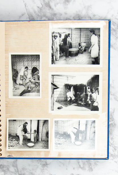 (HEALTH WORK). (INDIA). (BANGLADESH). (PHOTOGRAPHY). VISSCHER, Lois H. Two photo albums.
