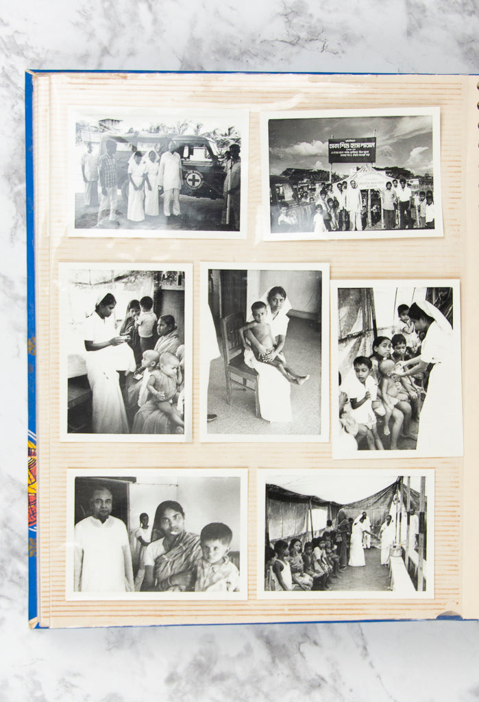 (HEALTH WORK). (INDIA). (BANGLADESH). (PHOTOGRAPHY). VISSCHER, Lois H. Two photo albums.