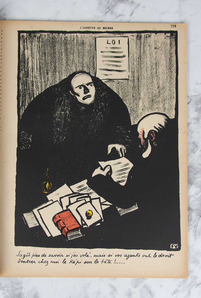 VALLOTTON, Félix (Artist). Crimes et Châtiments.