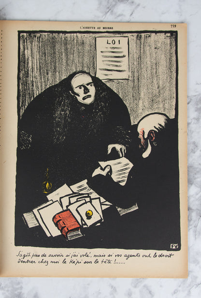 VALLOTTON, Félix (Artist). Crimes et Châtiments.