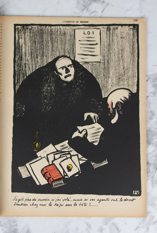 VALLOTTON, Félix (Artist). Crimes et Châtiments.