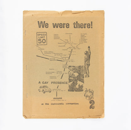 (POETRY). (LGBTQ+). WIENERS, John. We Were There! A Gay Presence at the Democratic Convention. [Playboy].