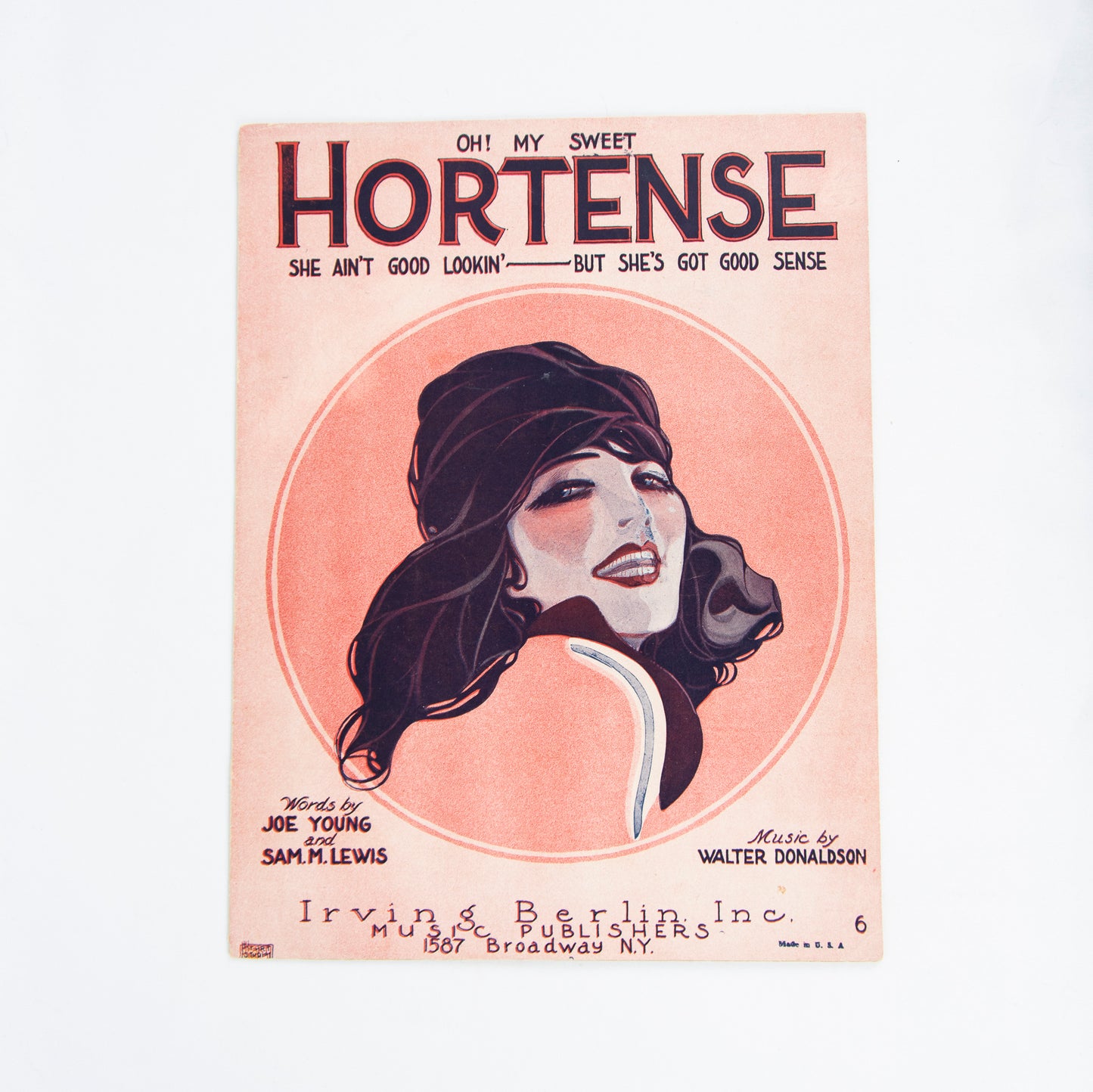 (MUSIC). YOUNG, Joe. [and] LEWIS, Sam M. (Lyrics); DONALDSON, Walter (Music). Oh! My Sweet Hortense.