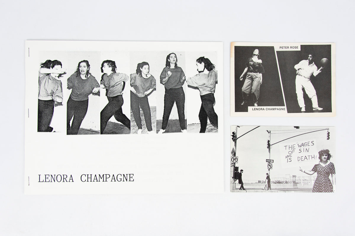 (PERFORMANCE ART). CHAMPAGNE, Lenora. Reptile Warmth.