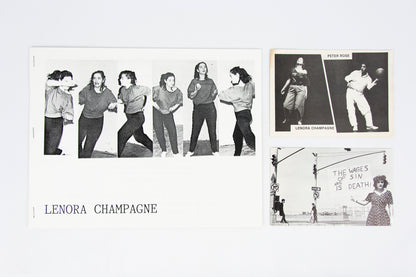 (PERFORMANCE ART). CHAMPAGNE, Lenora. Reptile Warmth.
