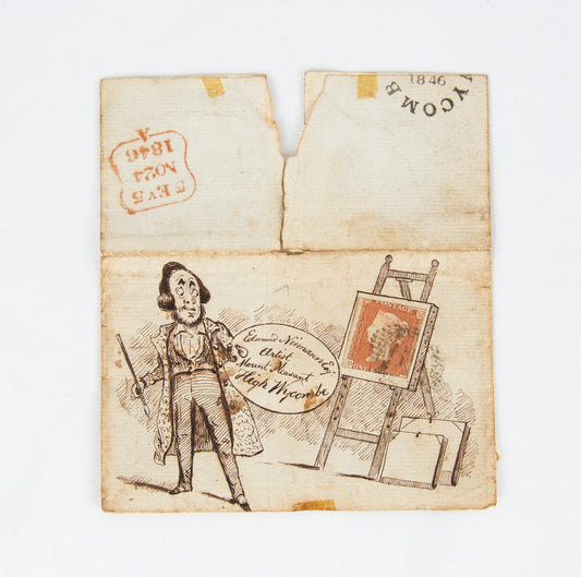 (ILLUSTRATED LETTER). (VICTORIANA). [ALS to Artist Edmund Niemann].