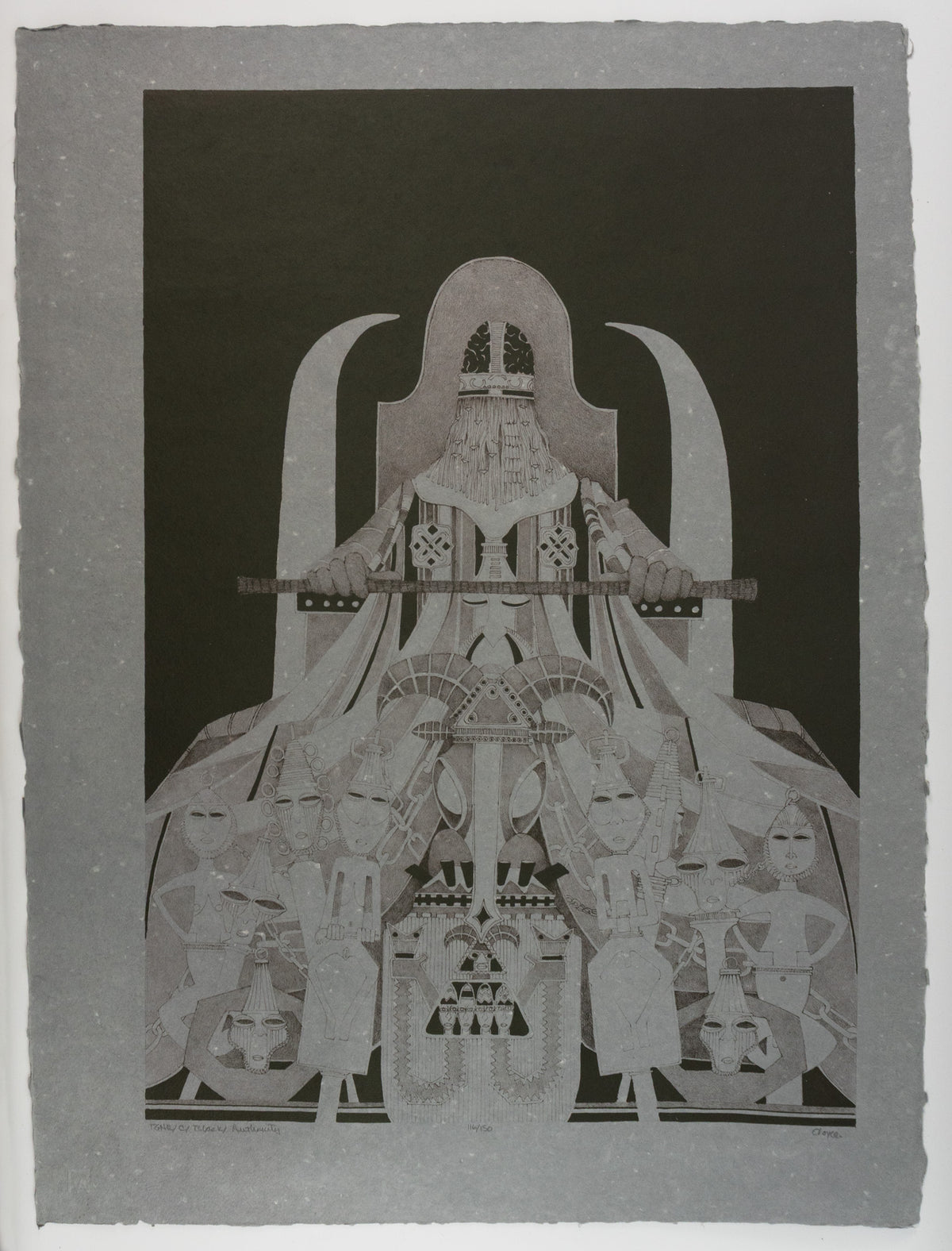 (FINE PRESS). DOYLE, John L. The Human Race. Portfolio One: The Counselors