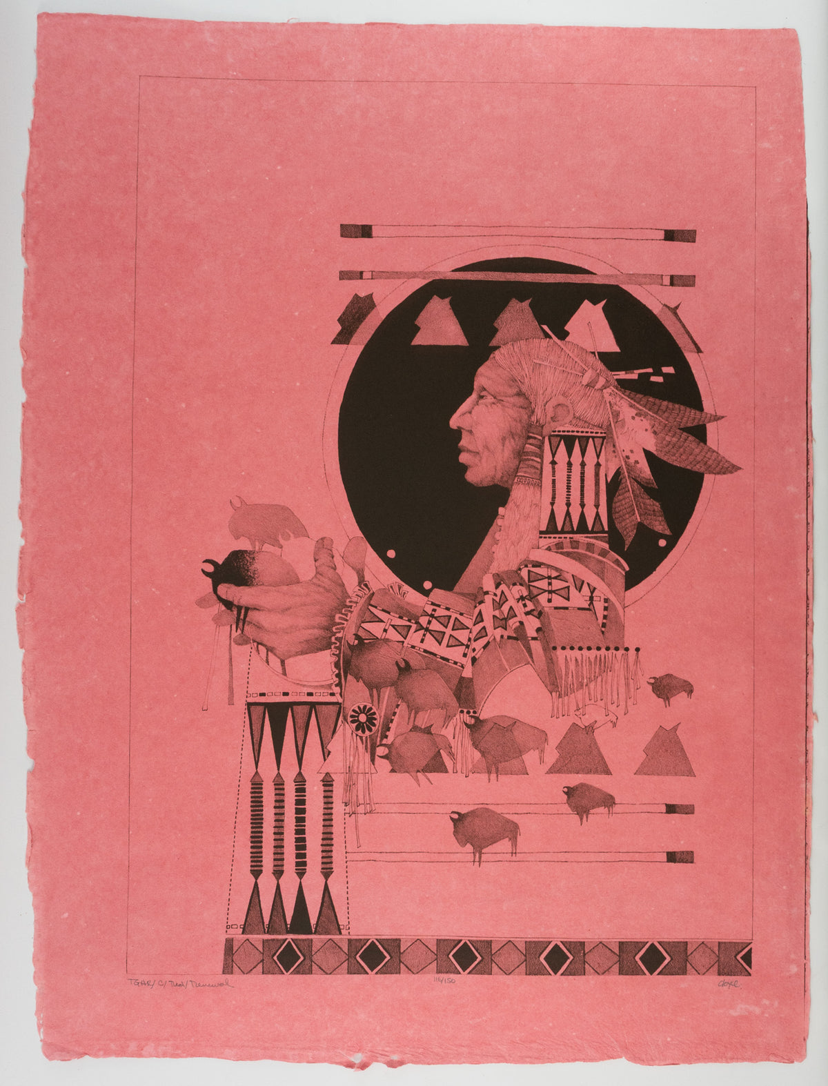 (FINE PRESS). DOYLE, John L. The Human Race. Portfolio One: The Counselors